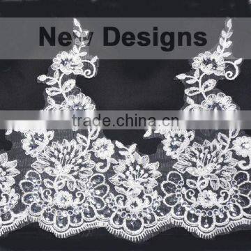 Wedding Polyester French Lace Fabric With New Designs photo-3