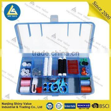 Transparent pp Material Complete Sewing Kit Case Wih Garment Accessories photo-5