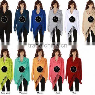 Wholesale Slash Top Tassel Blouses photo-6