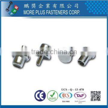 Taiwan Stainless steel 18-8 Chrome plated steel Nickel plated steel Copper Brass for Tea Canister Special Rivets