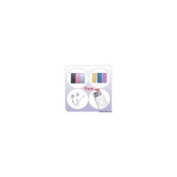 Sell Screen Protector and Silicon Case for IPod Nano and Earphones