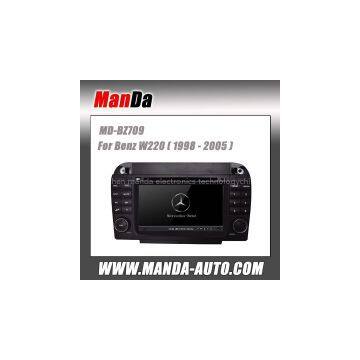 2 din oem in car entertainment for Benz S-Class W220 (1998 1999 2000 2001 2002 2003 2004 2005) car gps navigation in-dash dvd