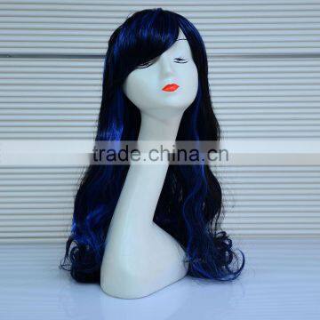 Heat Resistant Synthetic Fiber Ombre Wig,Natural Scalp Synthetic Hair Wig photo-2