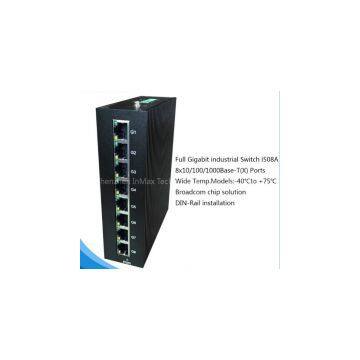 8 портов RJ45 Полно-гигабитный неуправляемый коммутатор