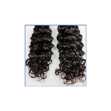 100g/pcs, 100% Human Hair,Deep Curly Malaysian Hair Extension 10-30inch In Stock