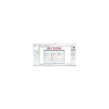 1D / 2D / 3D EZCAD Laser Marking Software for Acrylic / Crytal / Glass Engraving 500*500mm