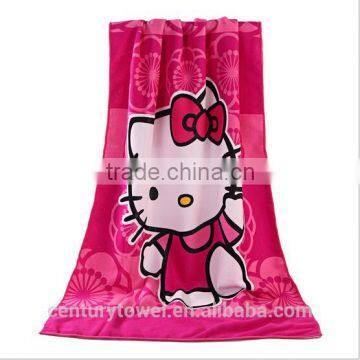 wholesale high water absorbency heated transfer printing bath towel