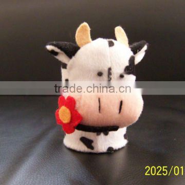 customized top quality pen container ,cute cow style pen container