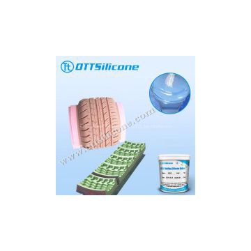 Addition cure silicone rubber for tire mold making,