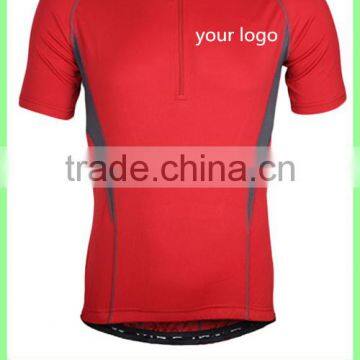 100% Polyester Cycling Short Sleeve Shorts Downhill Jersey Half-zipper Cycling Shorts photo-6