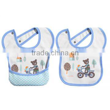 good water absorption baby bibs 100% cotton