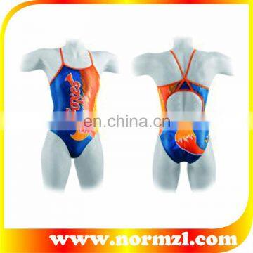 Bright Colorful One Piece Womens Swim Suit