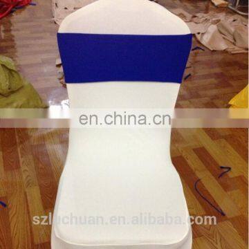 Luxury Fashion Customized Royal Blue Elastic Chair Sash