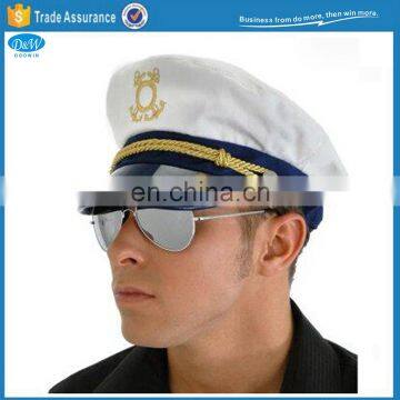 Embroidery Sailor Captain Cap Hat for Party Sailor Costume Accessory