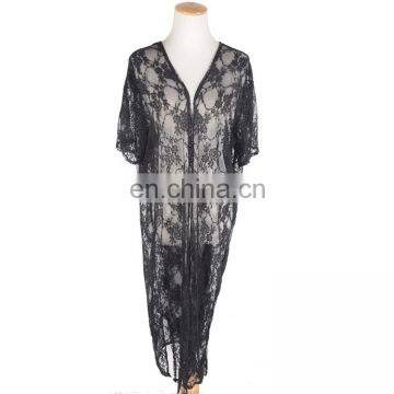 TOROS latest fashion beach women sexy lace long polyester kimono