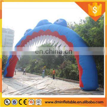 Airblowing Inflatable Shark Arch Entrance for Promotion