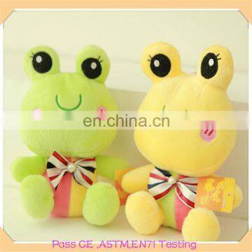 cute stuffed plush frog toys with high quality