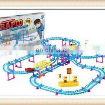 kids plastic high speed train railway set toy