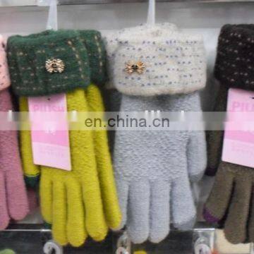 Cute touch screen winter gloves