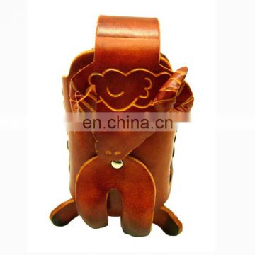 promotional Cute Animal Shaped coin purse wholesale women genuine leather coin purse/Change Purse/coin case MCP-0113