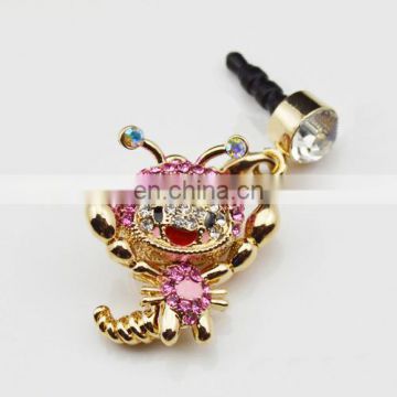 Funny decorated wholesale cell phone anti dust plug MCD-0065