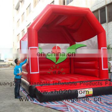 Hot commercial inflatable one direction mini bounce house in red