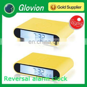 Novelty Reversal gift clock small digital clock promotional clock