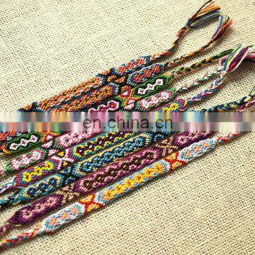 Color Friendship Bracelet Handmade Woven Rope String