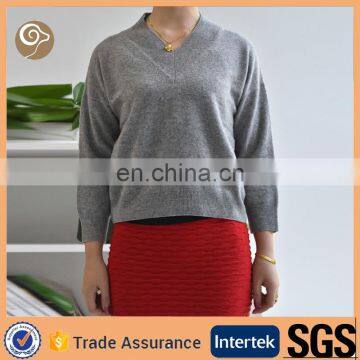 V Neck Wholesale Women Cashmere Sweater on Sale