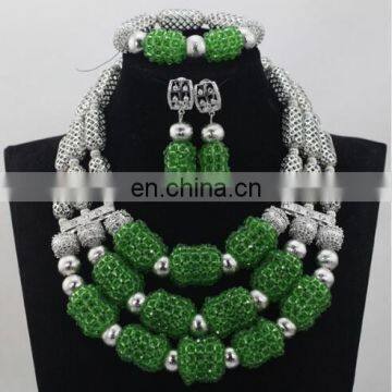Bridal Wedding Beads Jewelry Set African Women Coral Beads Necklace Set for Party Costume Handcraft Jewelry Set photo-2