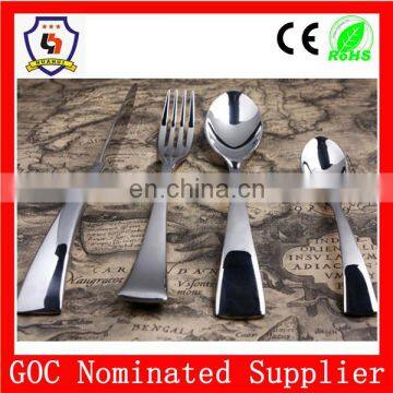 Cutlery Set/ Flatware Sets: small spoon big spoon for hotel restaurant spoon and fork (HH-spoon-105)