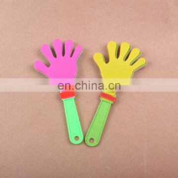 Hot selling Logo printed pantone color plastic hand clapper for promotional gift