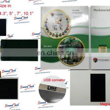 7 Inch Video Greeting Card, Lcd Video in Print, Invitation Lcd Video Greeting Card photo-3