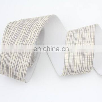Check printed on elastic waistband