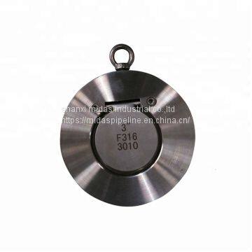 DN100 Api WCB Class150 Cast Steel Flanged End Wafer Check Valve Price photo-4