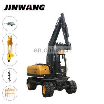 CE Approved Wheel Tire Trench Excavator Machine Made in China photo-6