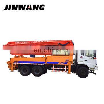 Made in China 37m truck mounted concrete boom pump with factory price