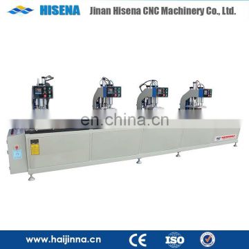 SHW4 260 Celsius heat melt four head External seamless PVC plastic window welding machine