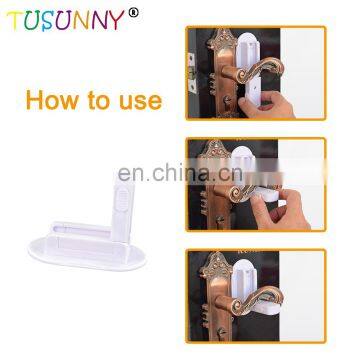 Door Safety Lever Lock Latches, Child/Pets Proof Door Handle Lock photo-6