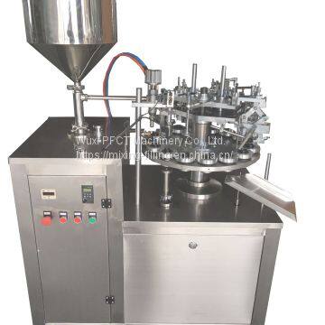 GFJX semi-automatic metal aluminum tube filling and crimping machine