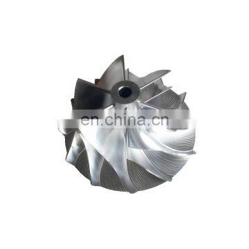 GT15-25 784369-0002 44.39/60.01mm 6+6 Blades High Performance Milling/aluminum 2618/billet Compressor Wheel photo-2