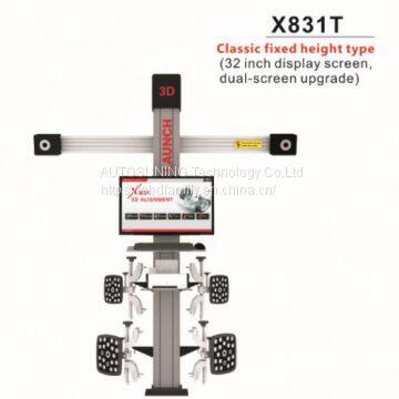 Original LAUNCH X831T 3D 4-Post Car Alignment Lifts Platform Classic Fixed Height Type 32inch www.obdfamily.net