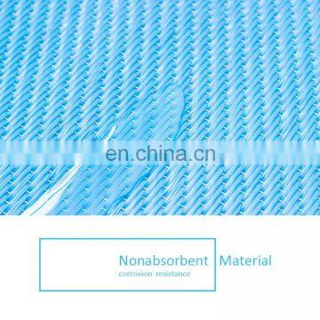 Eco-friendly Outdoor Rug Woven From Straws Make of Premium Recycled Plastic Cheap pp Straw Beach Mat Black and White Leaf photo-5