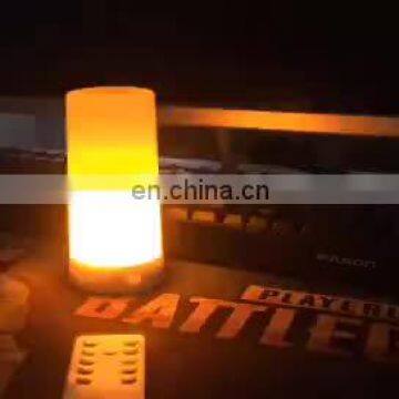 LED Flame Effect Light Flicking Bulbs USB Rechargeable with Remote Magnetic Flameless Table Lamp for Thanksgiving Christmas