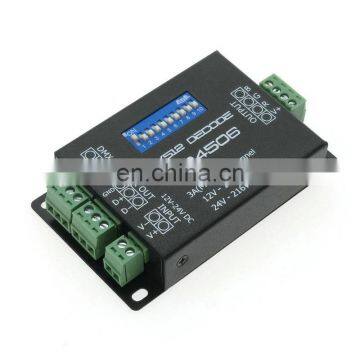 PX24506 DMX512 Decoder Driver Amplifier Controller for RGB LED Strip Light DC12V-24V For DMX512/1990 Led Lamp