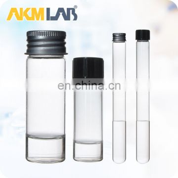 AKM LAB Glassware Pyrex Glass Test Tube With Cork Lid