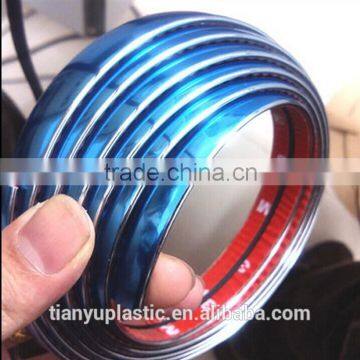pvc flat strip with 3M adhensive tape for car decoration strips