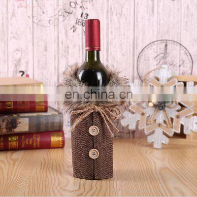 Amazon Hot Sale Christmas Wine Bottle Cover Bags photo-5