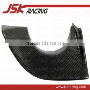 FOR EVO 9 EXHAUST VA STYLE CARBON FIBER REAR BUMPER EXHAUST HEAT SHIELD FOR MITSUBISHI LANCER EVO 9 (JSK200605)