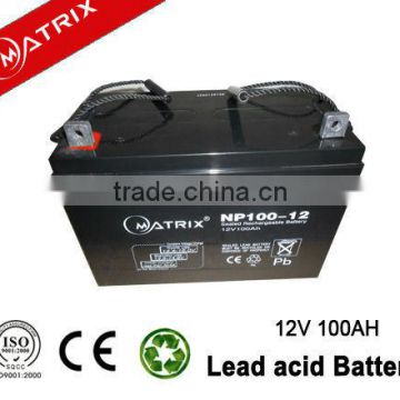 ABS container battery 12v 100ah